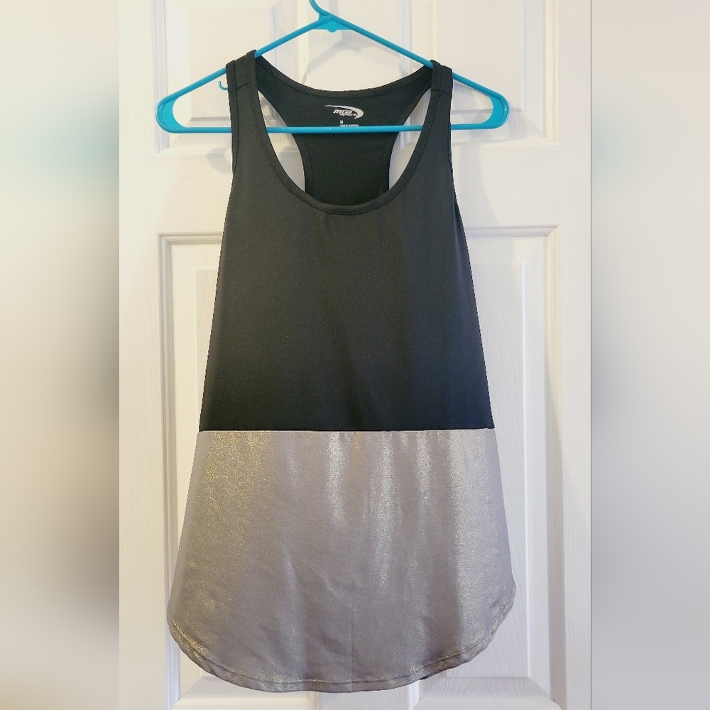 Athletic Shimmer tank top Medium